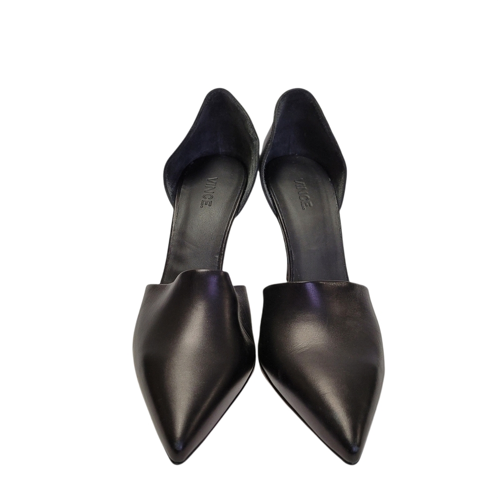 Vince. Women's Claire d'Orsay Leather Black - Picture 4 of 11